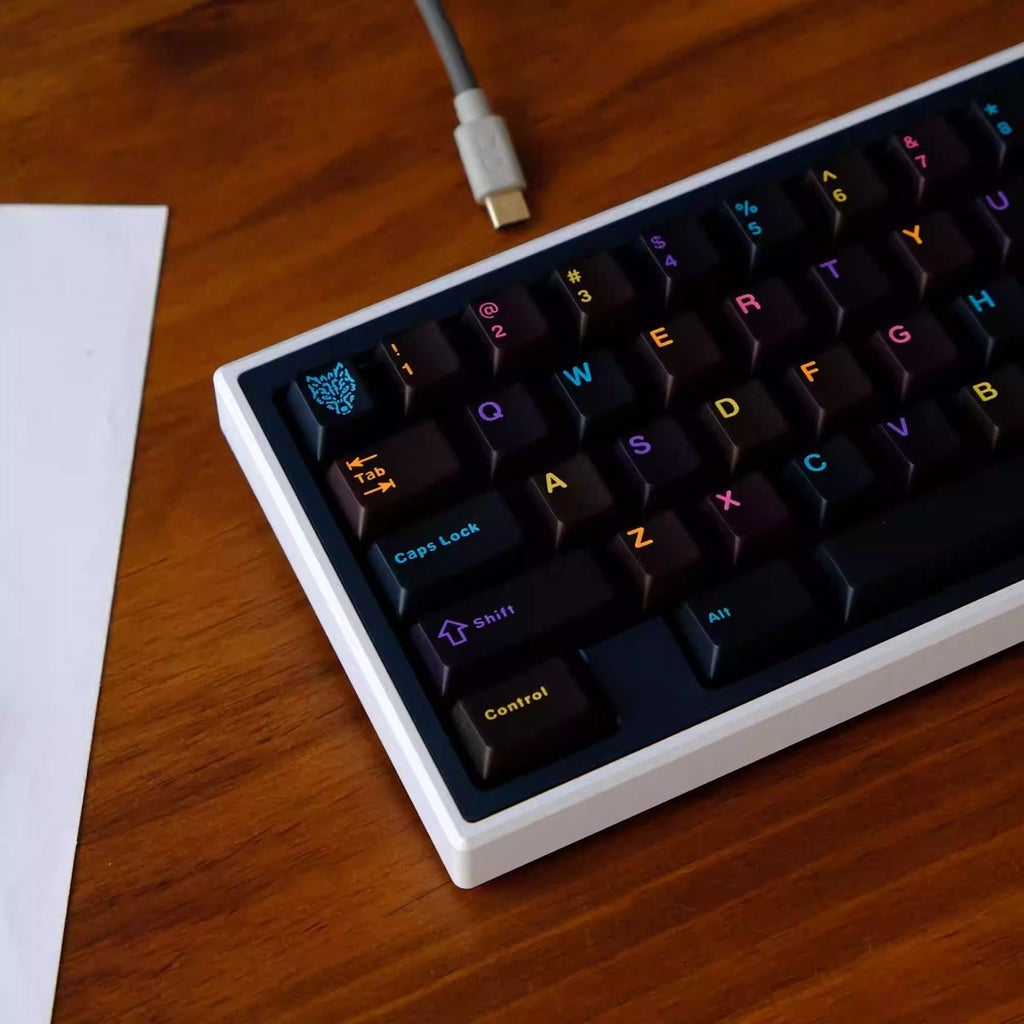 Cool Black Underworld Theme Keycap Set