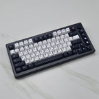 Cool Black & White Japanese Keycap Set