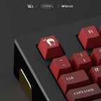 Cool Blood Theme Red Gradient Keycap Set