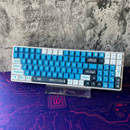 Cool Blue Eva Unit-00 Theme Anime Keycap Set