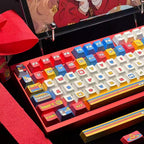 Cool Cartoon City Theme Graffiti Keycap Set
