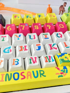 Cool Colorful Dinosaur Theme Keycap Set