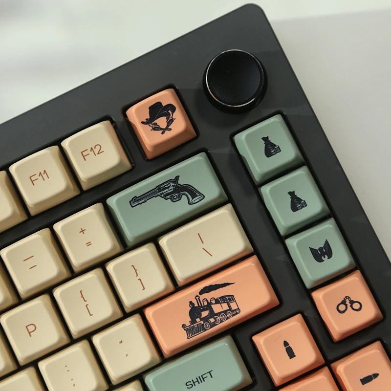 Cool Cowboy Theme Keycap Set