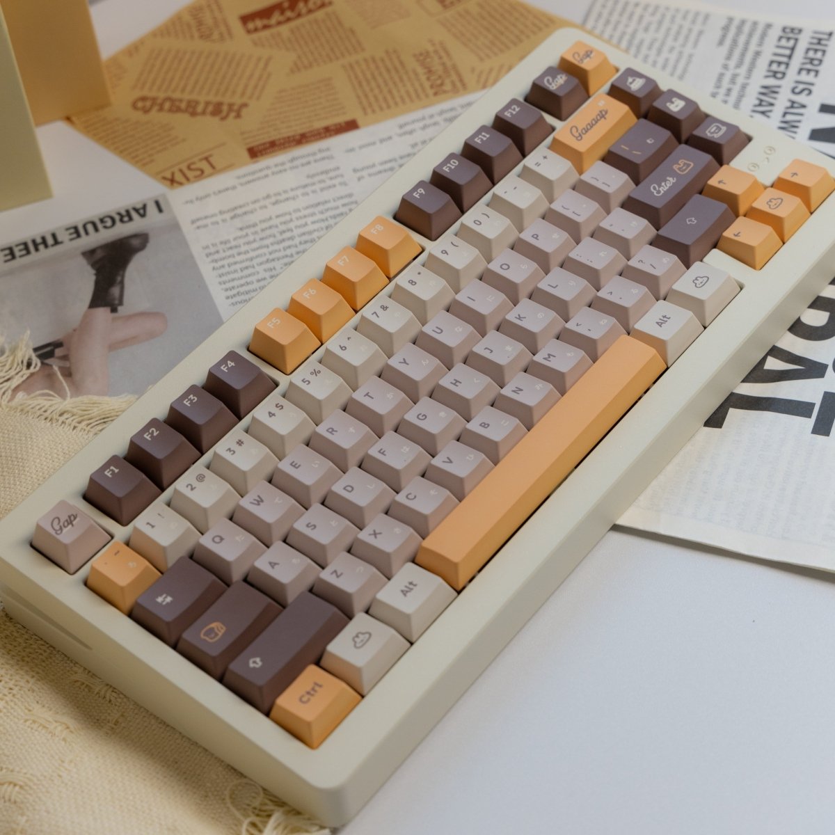 Cool Cozy Coffee Theme Keycap Set