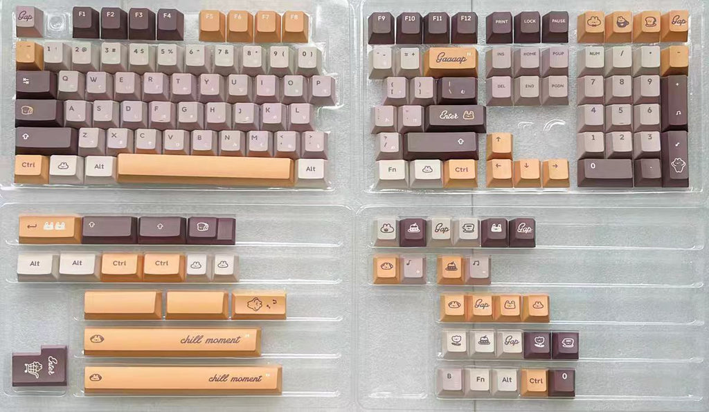 Cool Cozy Coffee Theme Keycap Set