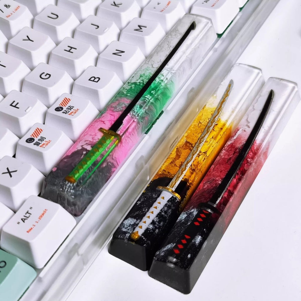 Cool Demon Slayer Resin 6.25u Spacebar Keycap