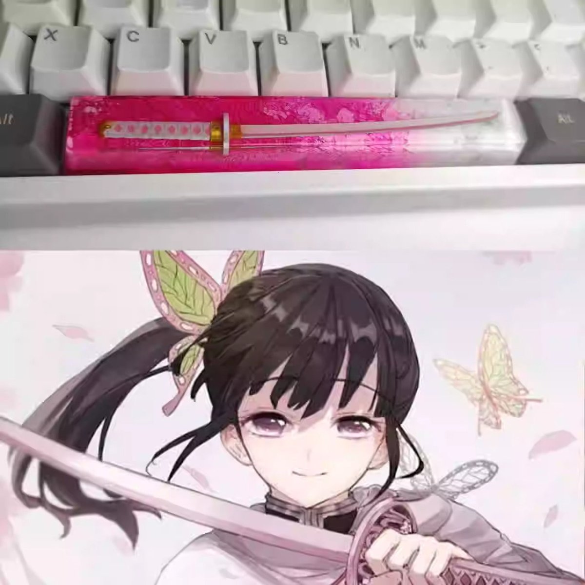 Cool Demon Slayer Resin 6.25u Spacebar Keycap