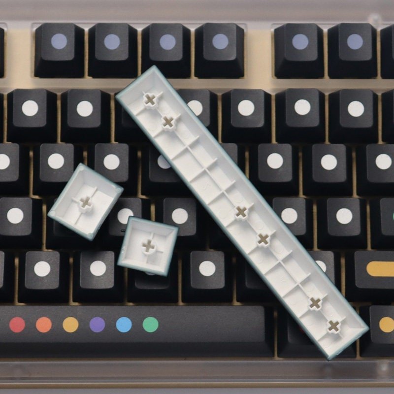 Cool Dots Theme PBT Artisan Keycap Set