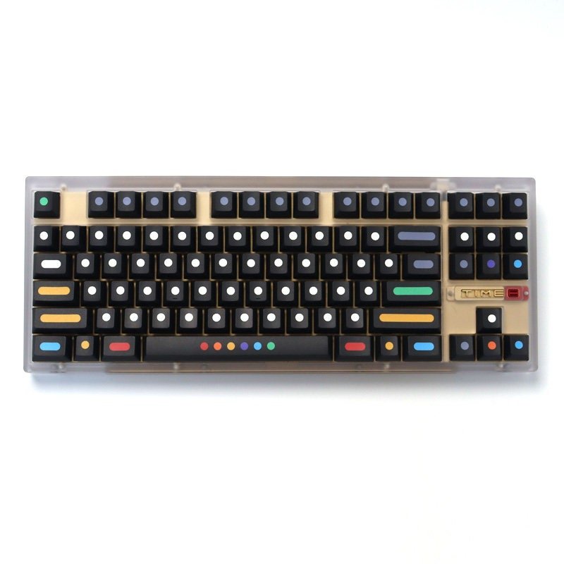 Cool Dots Theme PBT Artisan Keycap Set