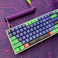 Cool Eva Unit-01 Theme Keycap Set