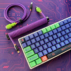 Cool Eva Unit-01 Theme Keycap Set