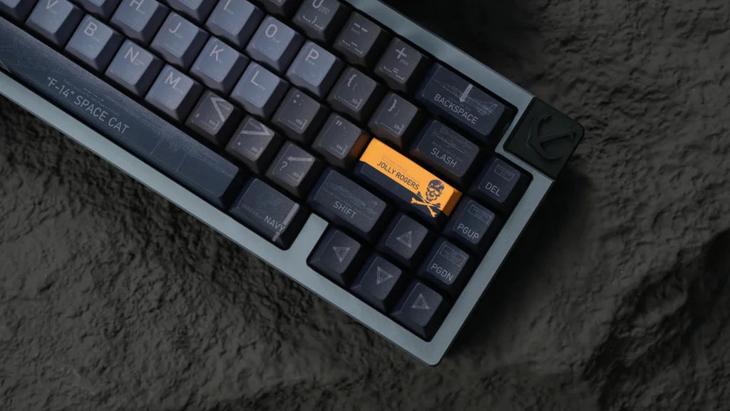 Cool F-14 VF-103 Jolly Rogers Theme Keycap Set