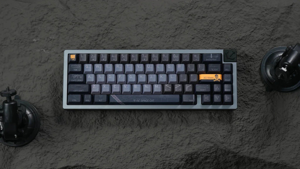 Cool F-14 VF-103 Jolly Rogers Theme Keycap Set
