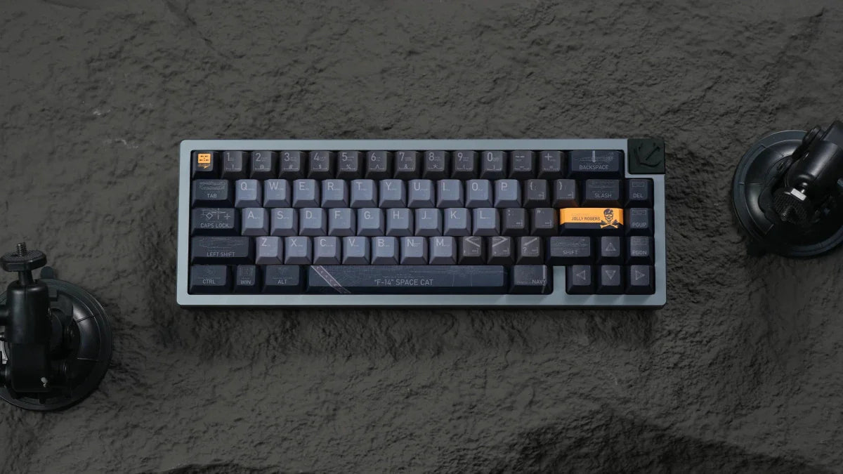Cool F-14 VF-103 Jolly Rogers Theme Keycap Set