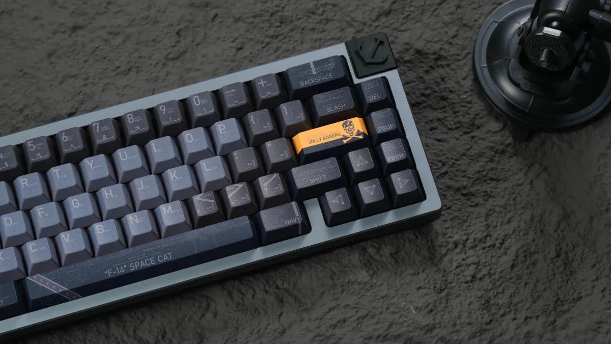 Cool F-14 VF-103 Jolly Rogers Theme Keycap Set