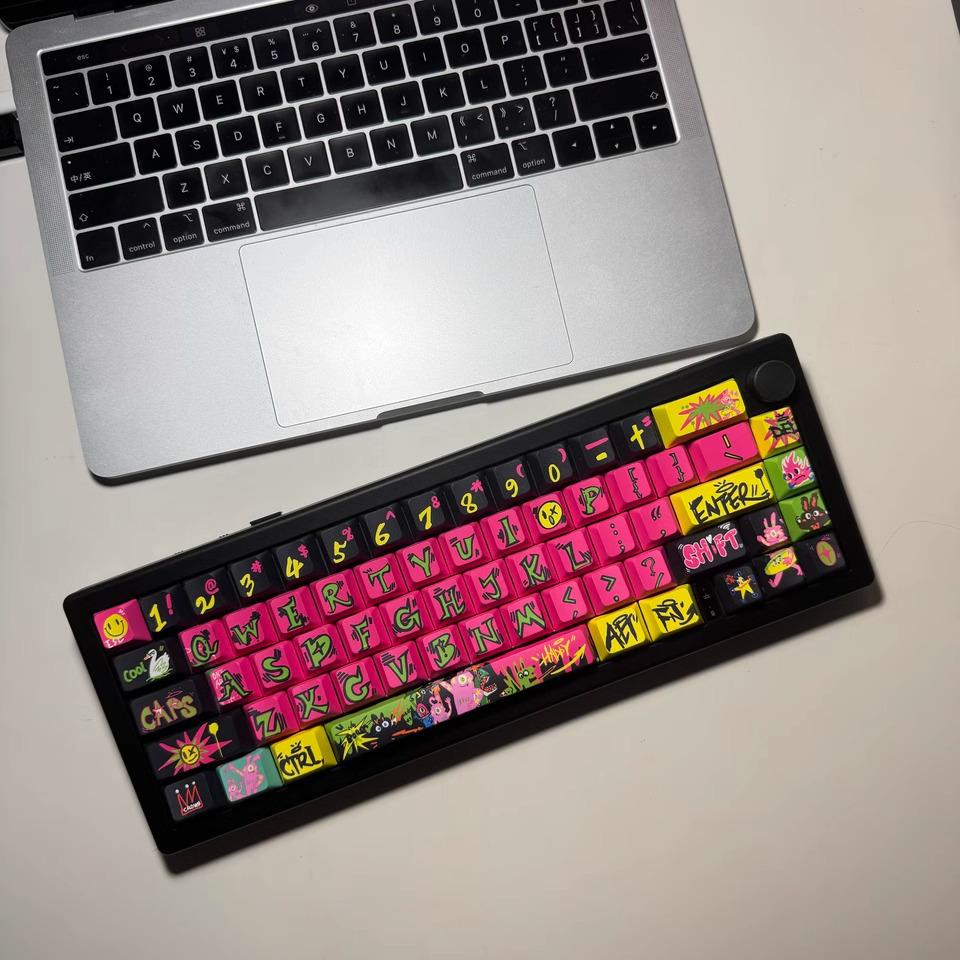 Cool Graffiti Enthusiast Theme Keycap Set