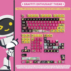 Cool Graffiti Enthusiast Theme Keycap Set