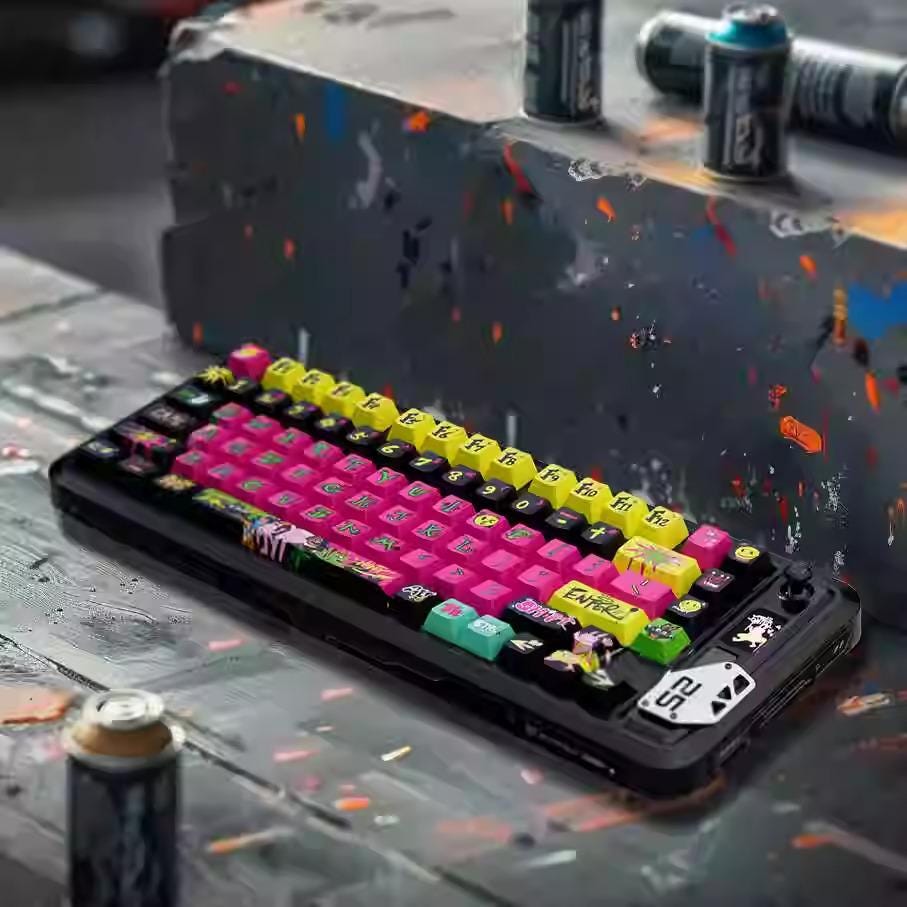 Cool Graffiti Enthusiast Theme Keycap Set