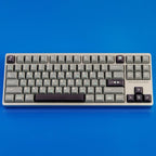 Cool Gray Binary Mist Theme Russian Keycap Set