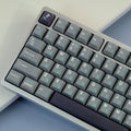 Cool Gray Binary Mist Theme Russian Keycap Set