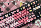 Cool Guardian Theme PBT MOA Pink Keycap Set