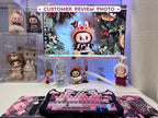 Cool Guardian Theme PBT MOA Pink Keycap Set