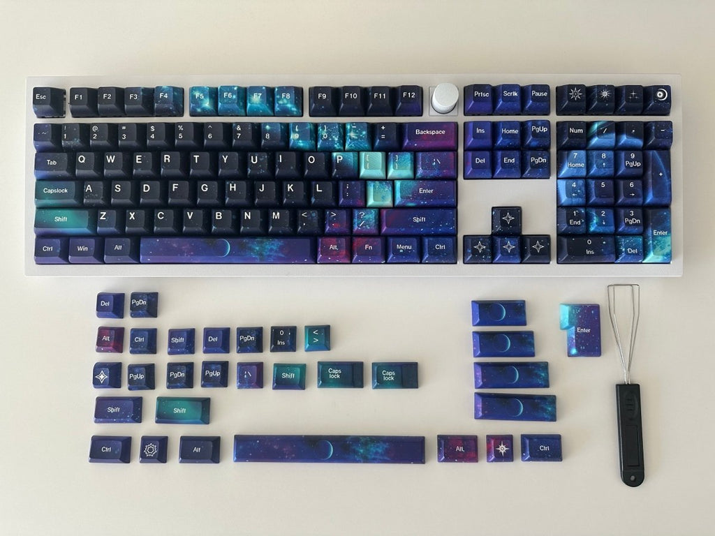 Cool KCA Profile Starry Sky Theme Keycap Set