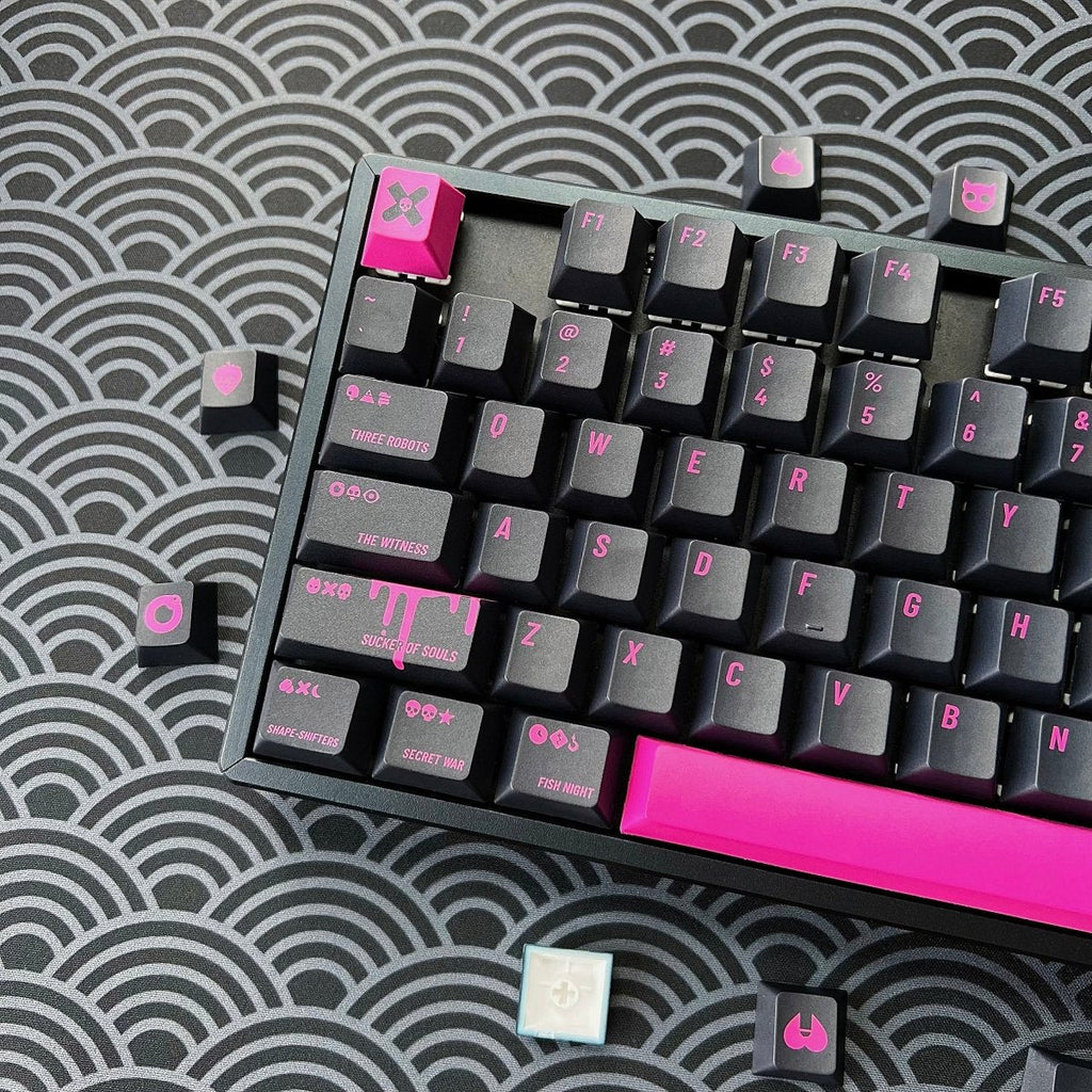 Cool Love Death + Robots Theme Keycap Set