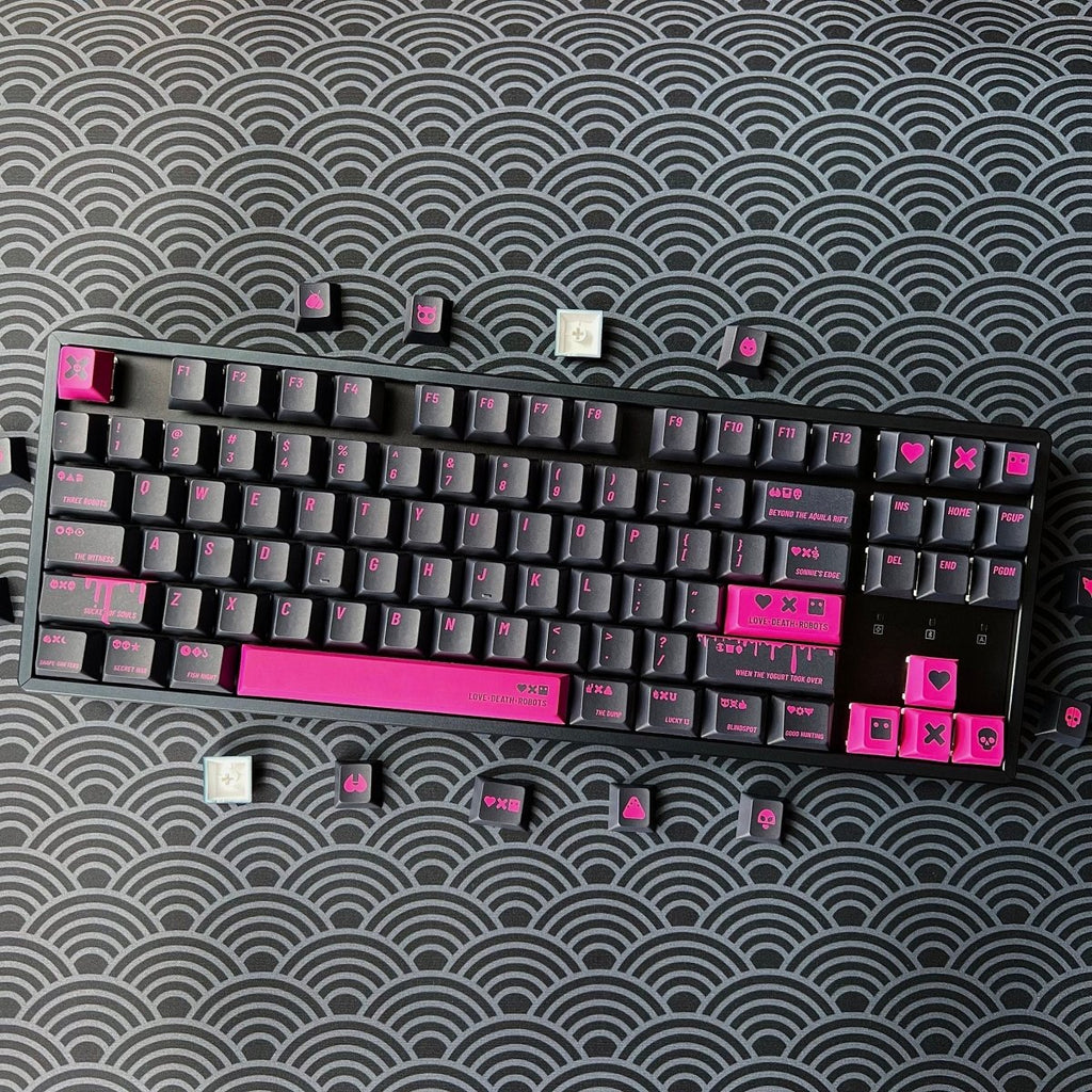 Cool Love Death + Robots Theme Keycap Set