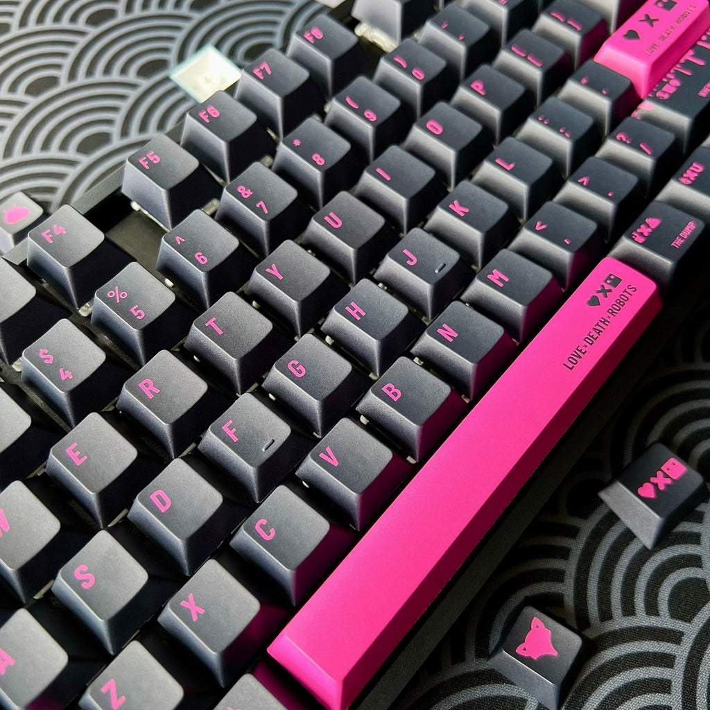 Cool Love Death + Robots Theme Keycap Set