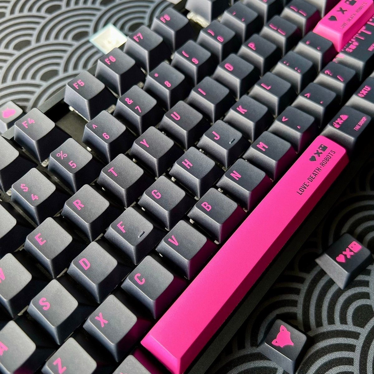 Cool Love Death + Robots Theme Keycap Set