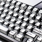 Cool Manga Theme Black & White Graffiti Keycap Set