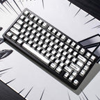 Cool Manga Theme Black & White Graffiti Keycap Set