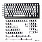 Cool Manga Theme Black & White Graffiti Keycap Set
