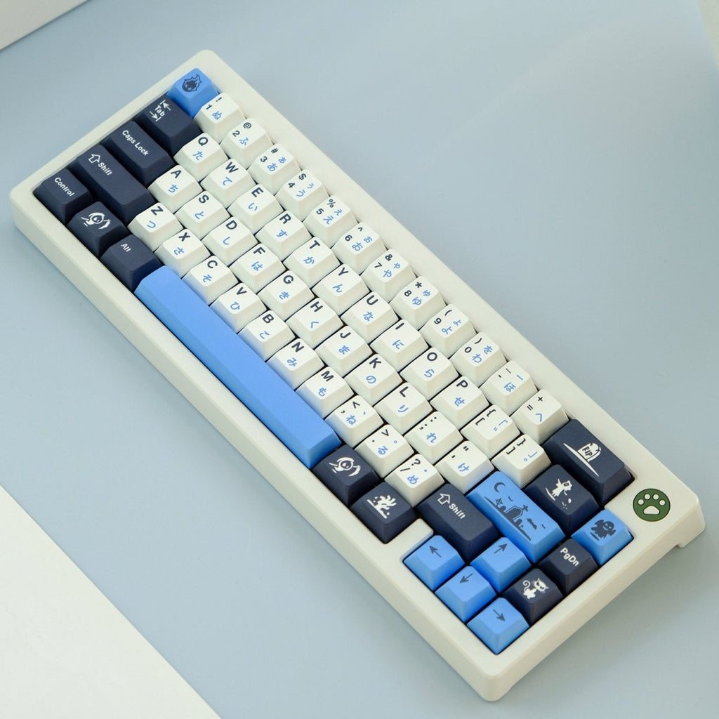Cool Midnight Theme Japanese Keycap Set