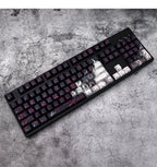 Cool Neon Rift Theme Artisan Graffiti Keycap Set