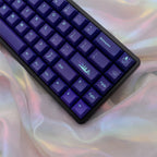 Cool Purple Aurora Borealis Theme Keycap Set