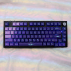 Cool Purple Aurora Borealis Theme Keycap Set