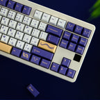 Cool Purple Octopus Theme PBT Keycap Set