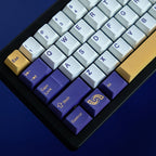 Cool Purple Octopus Theme PBT Keycap Set