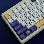 Cool Purple Octopus Theme PBT Keycap Set