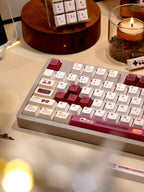 Cool Red Famicom Backlit Retro Keycap Set