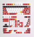 Cool Red Gaming Theme PBT ISO Keycap Set
