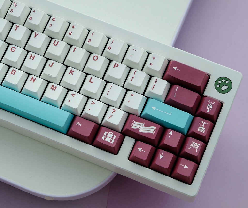 Cool Red GMK Clone Yuru Keycap Set