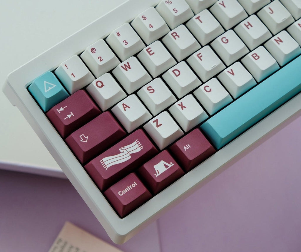 Cool Red GMK Clone Yuru Keycap Set