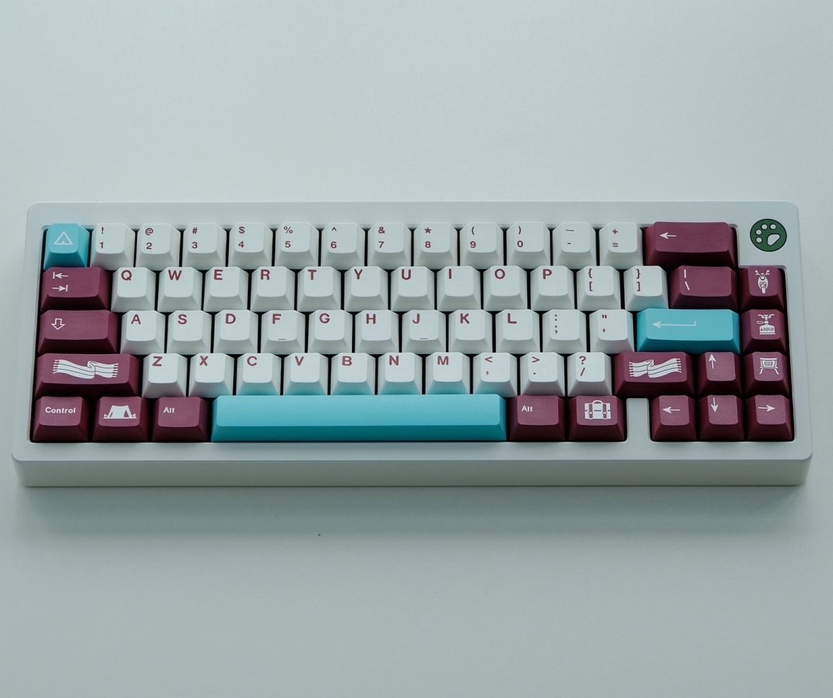 Cool Red GMK Clone Yuru Keycap Set