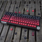 Cool Red Gradient PBT ISO Backlit Keycap Set