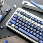 Cool Red Mecha Anime Style Artisan Keycap Set