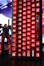 Cool Red Mecha Anime Style Artisan Keycap Set