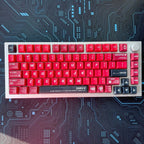 Cool Red Mecha ZAKU Theme Keycap Set